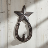 Rustic Cast Iron Star Hook - Farmhouse Western Wall Hanger