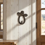 Cowboy Hat Wall Hook, Western Cast Iron for Hats or Coats, 5.3" 58061 shot 5