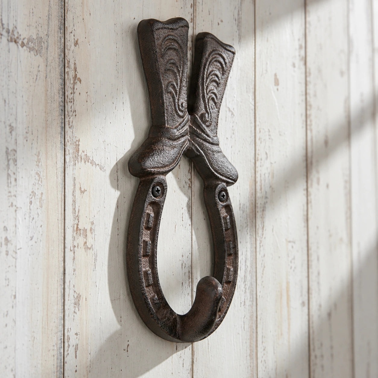 Cowboy Boot Wall Hook, Western Cast Iron for Coats or Keys, 6.1" 58062 shot 4