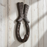 Cowboy Boot Wall Hook, Western Cast Iron for Coats or Keys, 6.1" 58062 shot 4