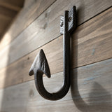 Arrowhead Wall Hook, Cast Iron for Jackets, Keys or Leashes, 6.1" 58063 shot 4