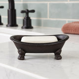 Bathtub Soap Dish, Vintage Cast Iron Bathroom Counter Decor, 5.3" 58079 shot 3