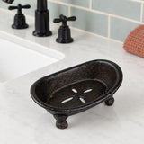 Bathtub Soap Dish, Vintage Cast Iron Bathroom Counter Decor, 5.3" 58079 shot 4