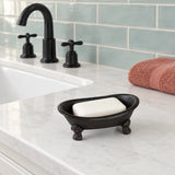 Bathtub Soap Dish, Vintage Cast Iron Bathroom Counter Decor, 5.3" 58079 shot 5