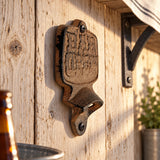 Bar Open Wall Mount Bottle Opener, Vintage Cast Iron Bar Tool, 5.2" 58092 shot 4