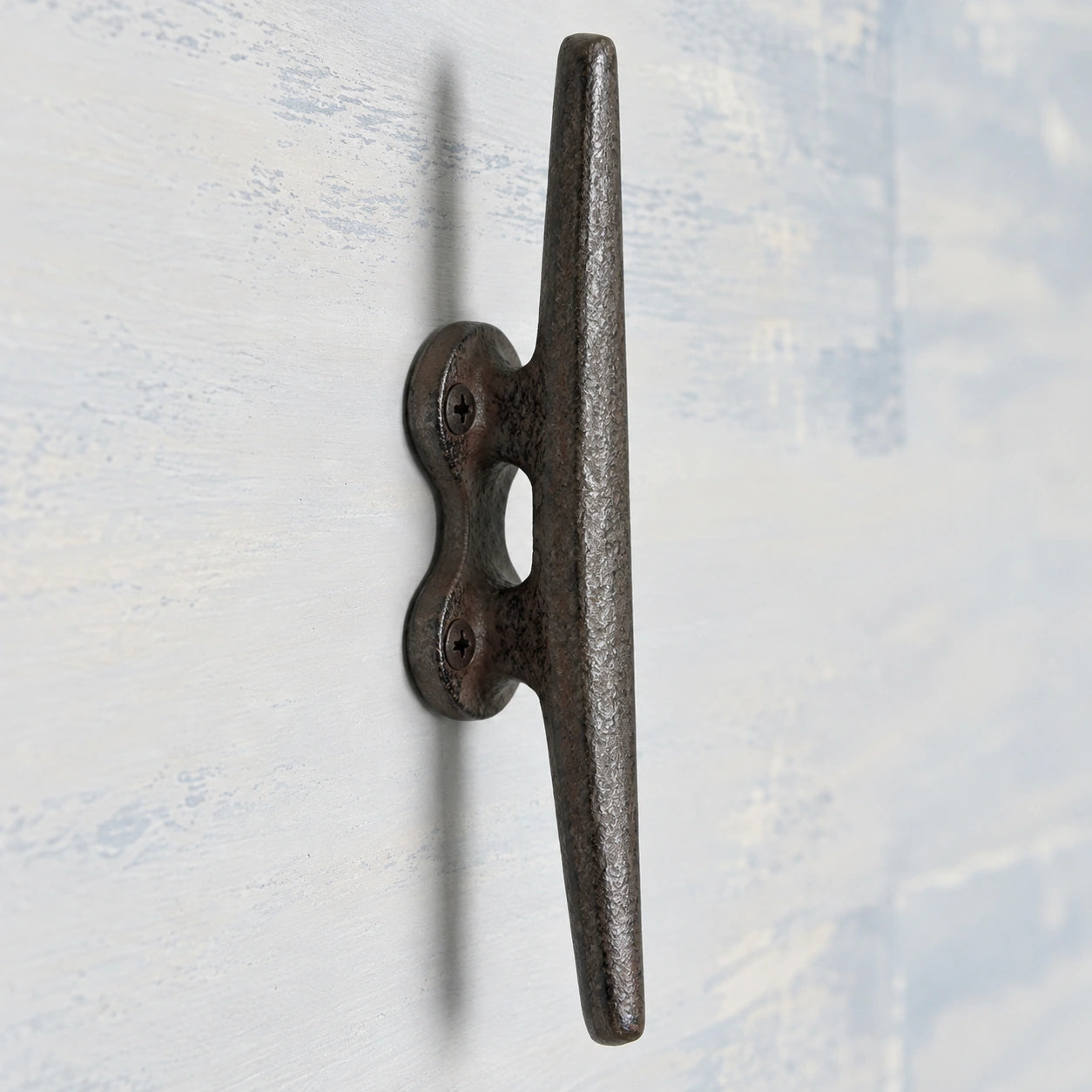 Boat Cleat Wall Hook, Cast Iron Nautical for Keys, Towels or Leashes, 5.6" 58102 shot 2