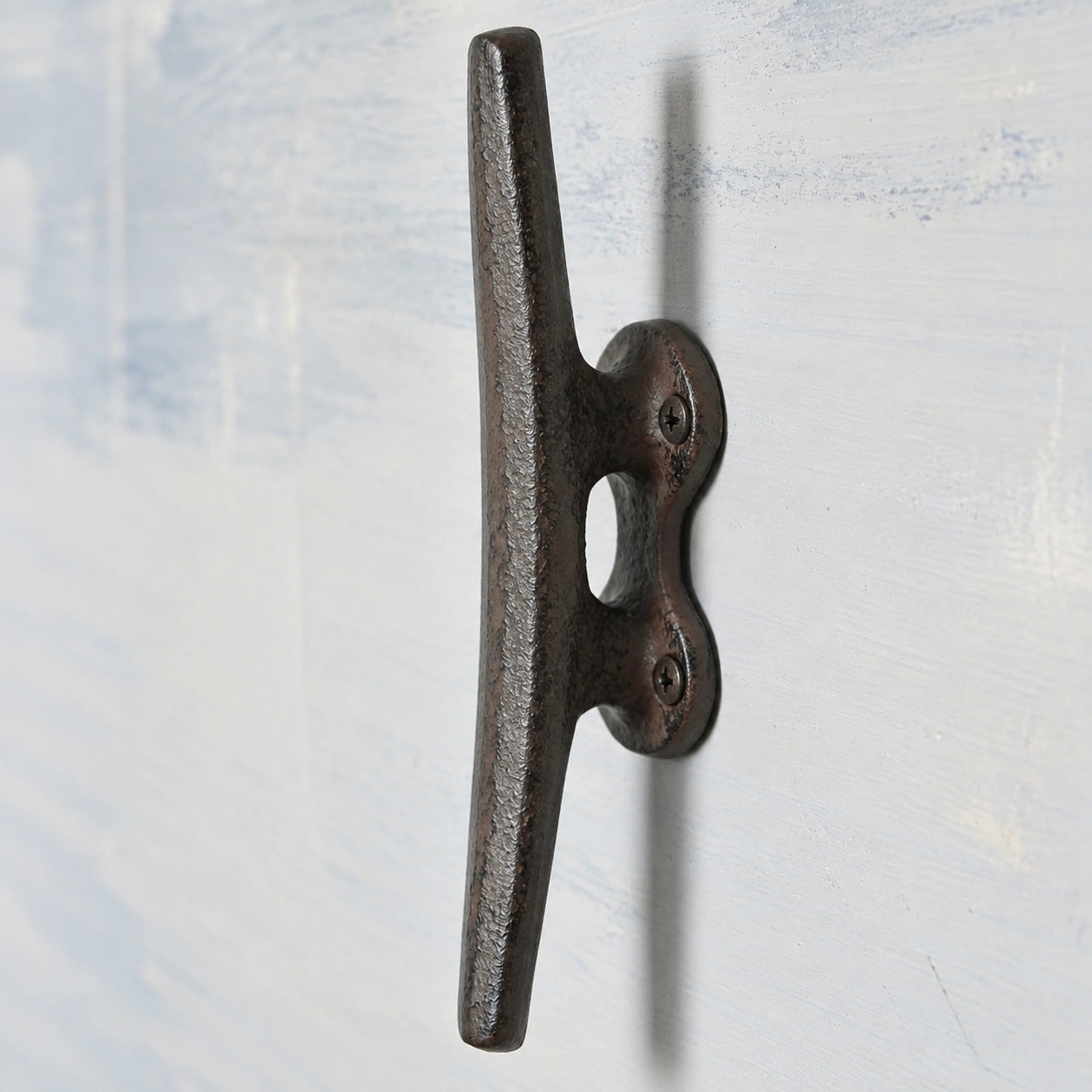 Boat Cleat Wall Hook, Cast Iron Nautical for Keys, Towels or Leashes, 5.6" 58102 shot 1