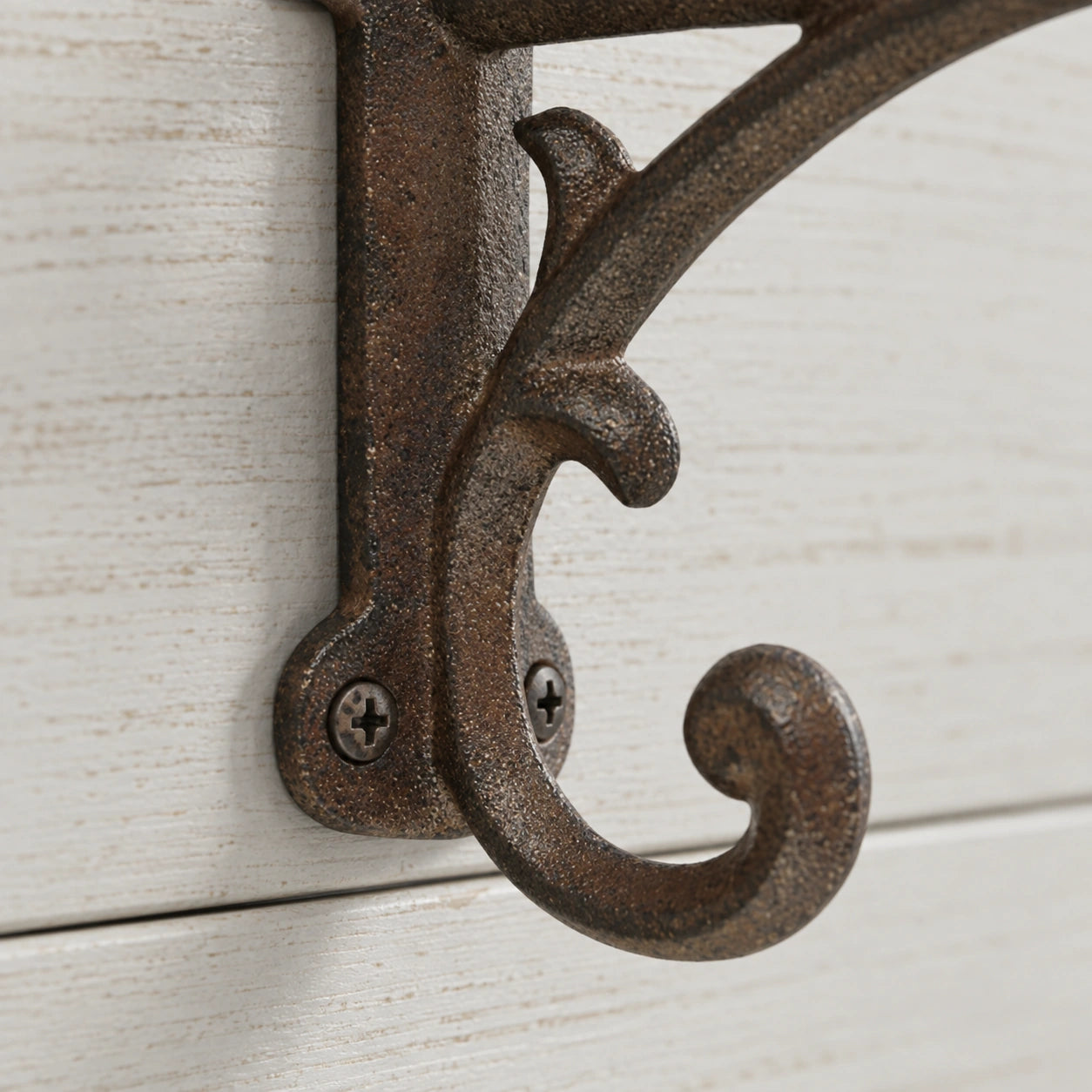 Wall Hook, Cast Iron Farmhouse Weathered Finish for Coats, Keys or Towels, 3.9" 58117 shot 3
