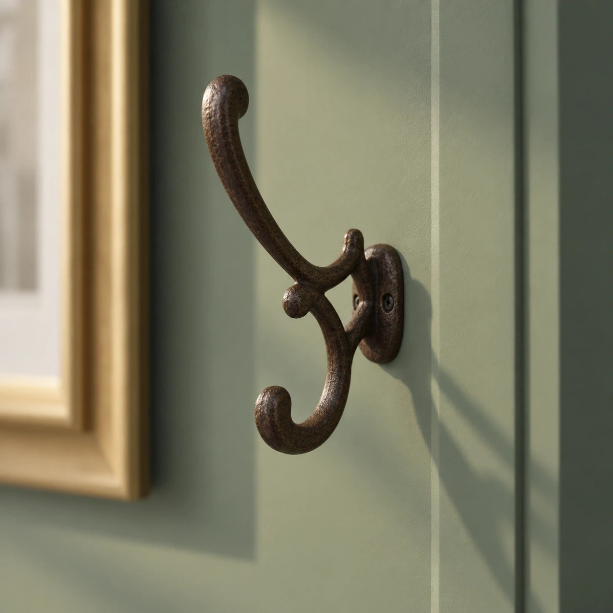Wall Hook, Cast Iron Vintage Distressed Finish for Coats, Keys or Towels, 4.5" 58118 shot 4