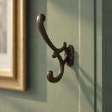 Wall Hook, Cast Iron Vintage Distressed Finish for Coats, Keys or Towels, 4.5" 58118 shot 4