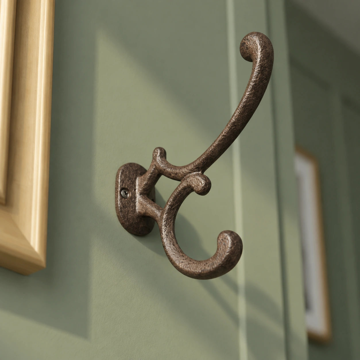 Wall Hook, Cast Iron Vintage Distressed Finish for Coats, Keys or Towels, 4.5" 58118 shot 5