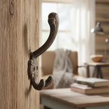 Wall Hook, Cast Iron Antique Distressed Finish for Coats, Keys or Towels, 5.3" 58120 shot 4