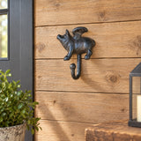 Flying Pig Wall Hook, Cast Iron Left Facing for Keys, Towels or Hats, 4.6" 58126 shot 1