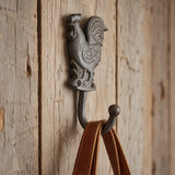 Rooster Wall Hook, Cast Iron Farmhouse Kitchen for Towels, Keys or Aprons, 6.3" 58129 shot 1