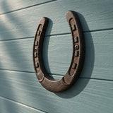 Large Horseshoe Wall Plaque, Cast Iron Western Ranch Decor, 6.3" 58132 shot 3