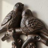 Two Birds Wall Hook, Cast Iron for Coats, Keys or Towels, 5.4" 58136 shot 2