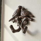 Two Birds Wall Hook, Cast Iron for Coats, Keys or Towels, 5.4" 58136 shot 3