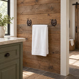 Horseshoe Towel Rack, Western Cast Iron for Bath or Kitchen, 21.2" 58139 shot 5