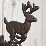 Deer Doorbell, Cast Iron Rustic Woodland Porch Bell and Chime, 11.8" 58152 shot 2