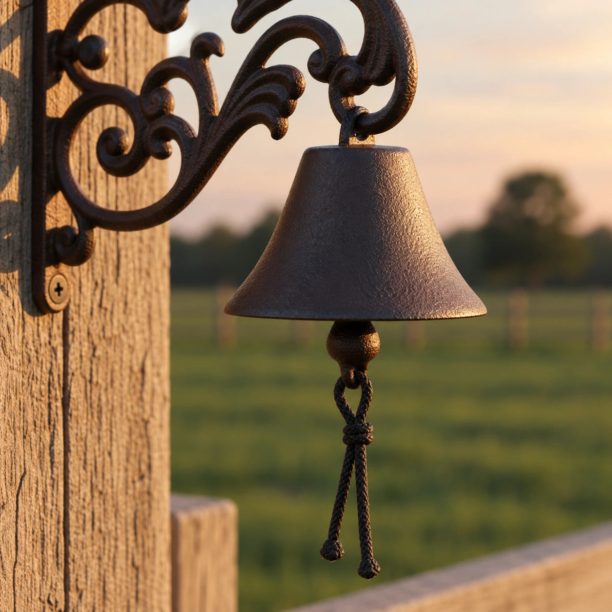 Horse Doorbell, Cast Iron Farmhouse Porch Bell and Chime, 9.8" 58155 shot 3