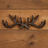 Antler Wall Hook, Cast Iron Cabin and Lodge for Coats or Hats, 10" 58156 shot 4