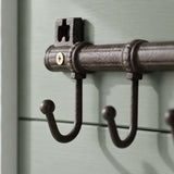 Key Hook Rack, Antique Cast Iron, 3 Hooks for Keys, Coats or Hats, 9.1" 58158 shot 3
