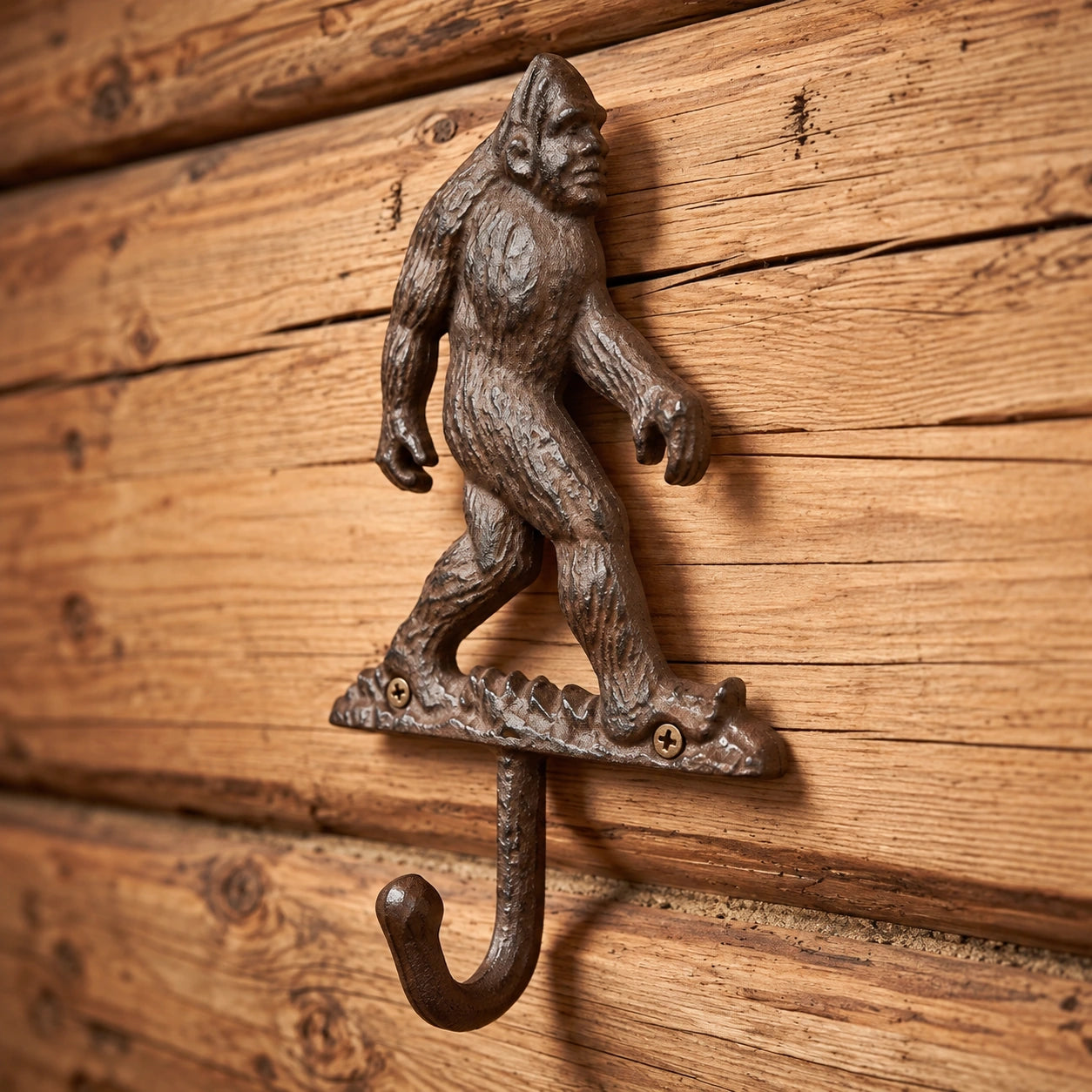 Sasquatch Wall Hook, Cast Iron for Coats, Keys or Hats, 8.3" 58203 shot 4