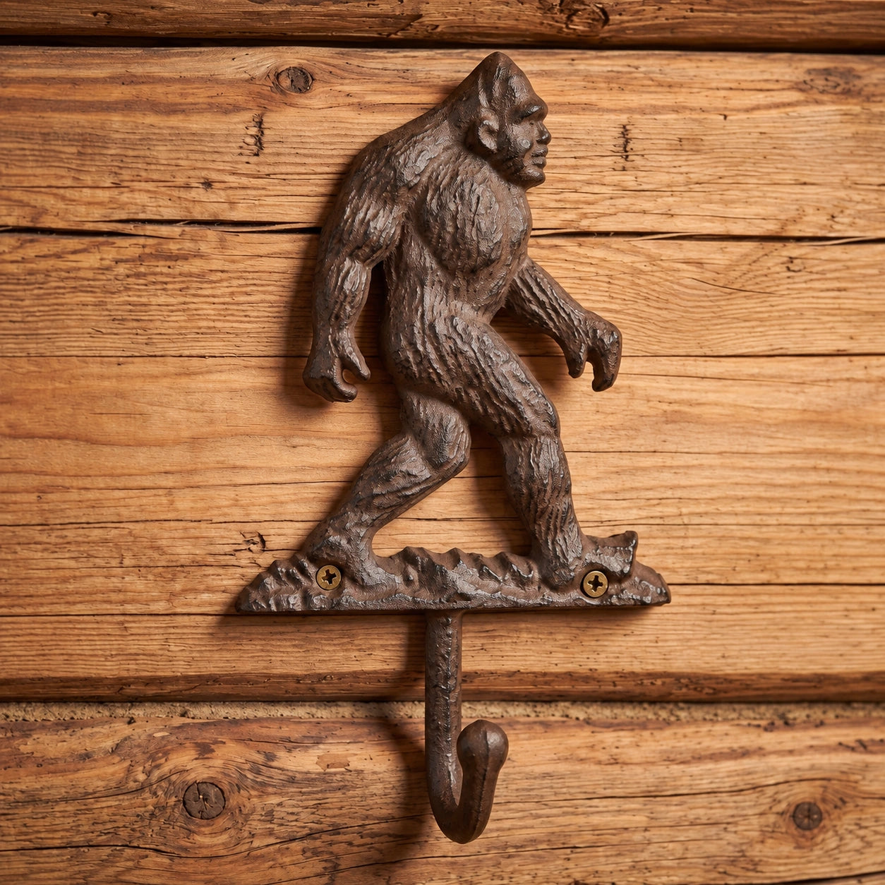 Sasquatch Wall Hook, Cast Iron for Coats, Keys or Hats, 8.3" 58203 shot 5