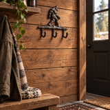 Sasquatch 3-Hook Rack, Cast Iron Wall Hooks for Keys or Hats, 8.3" 58204 shot 4