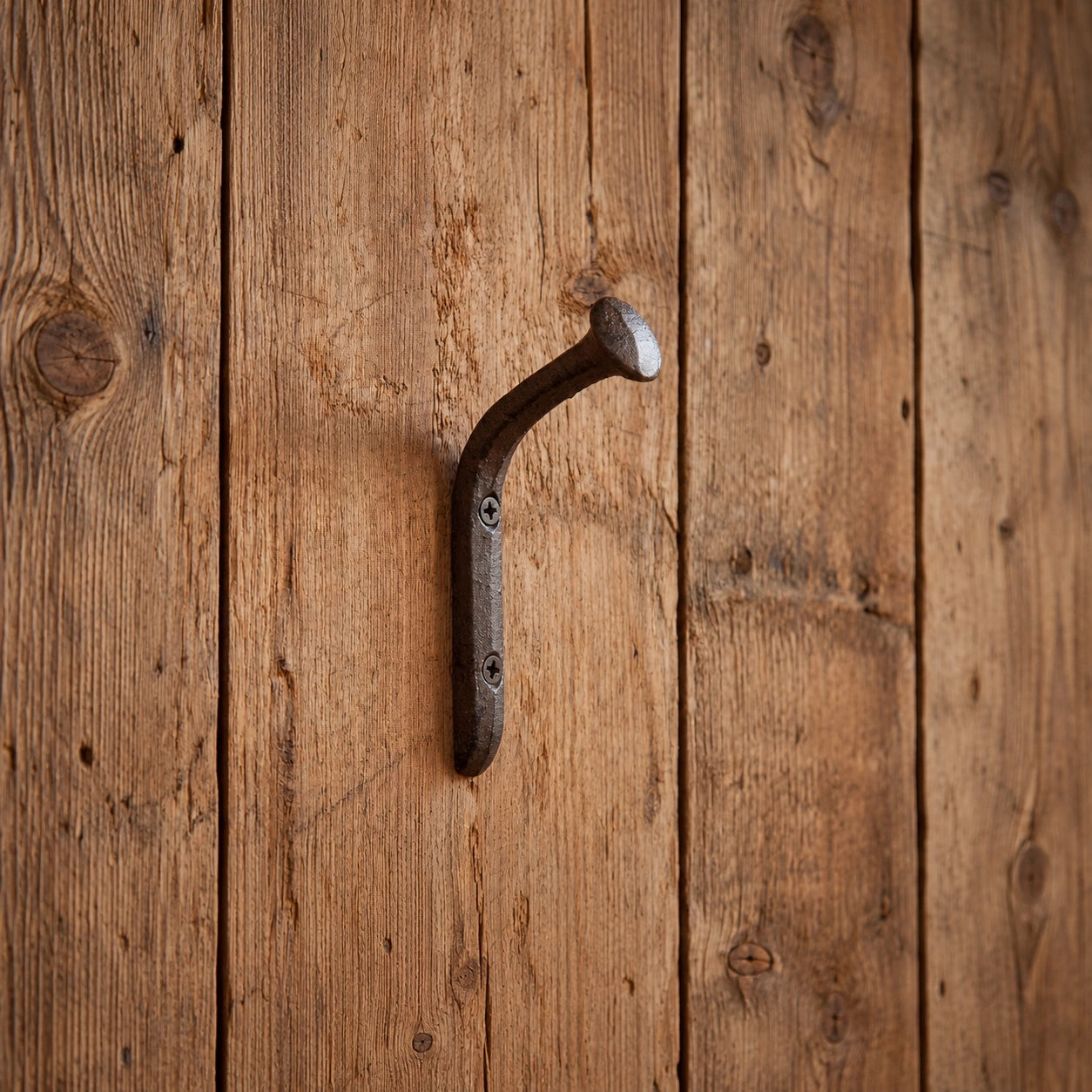 Nail Wall Hook, Cast Iron for Coats, Hats or Bags, 4.3" 58210 shot 5