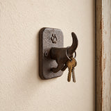 Dog Tail Wall Hook, Cast Iron for Keys or Leashes, 3.9" 58212 shot 2