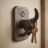 Dog Tail Wall Hook, Cast Iron for Keys or Leashes, 3.9" 58212 shot 1