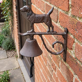 Standing Dog Doorbell, Cast Iron Porch Bell with Bracket, 10.2" 58223 shot 5