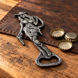 Cowgirl Bottle Opener, Cast Iron Western Bar Tool, 7" 58595 shot 4