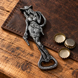 Cowgirl Bottle Opener, Cast Iron Western Bar Tool, 7" 58595 shot 1