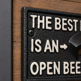 The Best Beer Wall Bottle Opener, Cast Iron Home Bar Sign, 5.4" 58805 shot 3