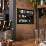 The Best Beer Wall Bottle Opener, Cast Iron Home Bar Sign, 5.4" 58805 shot 1