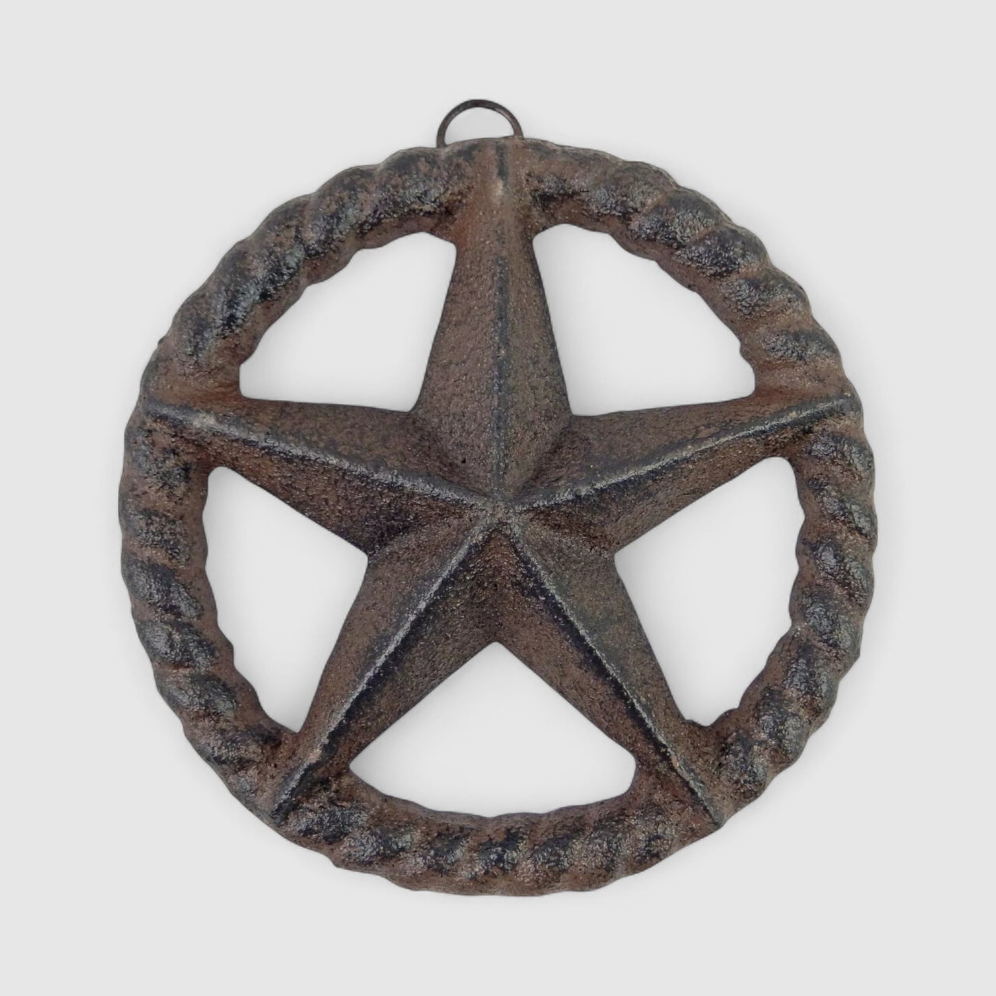 Roped Cast Iron Star - Western Rustic Wall Decor