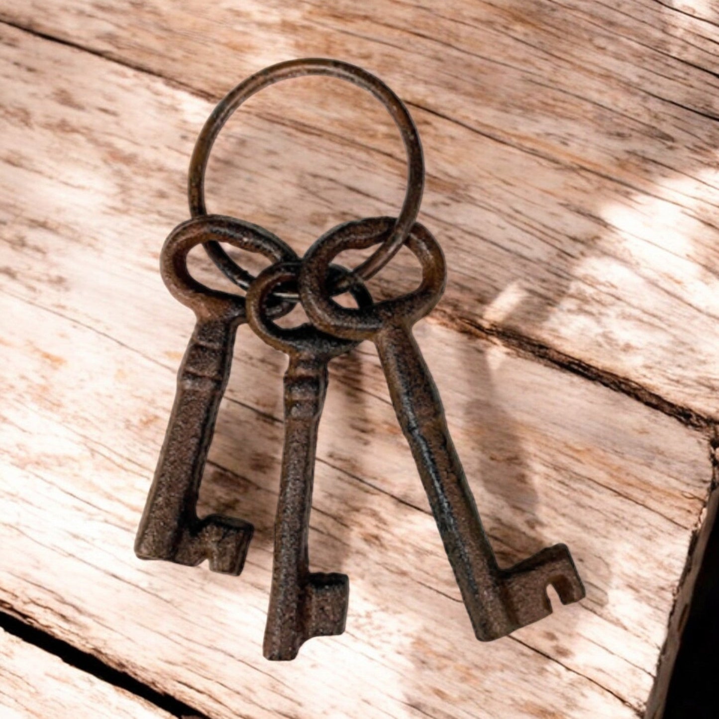 Intricate Cast Iron Key Sets - Antique-Style Home Decor Pieces