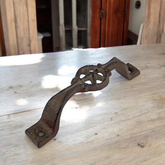 Rustic Cast Iron Star Handle - Timeless Western Cabinet Pull