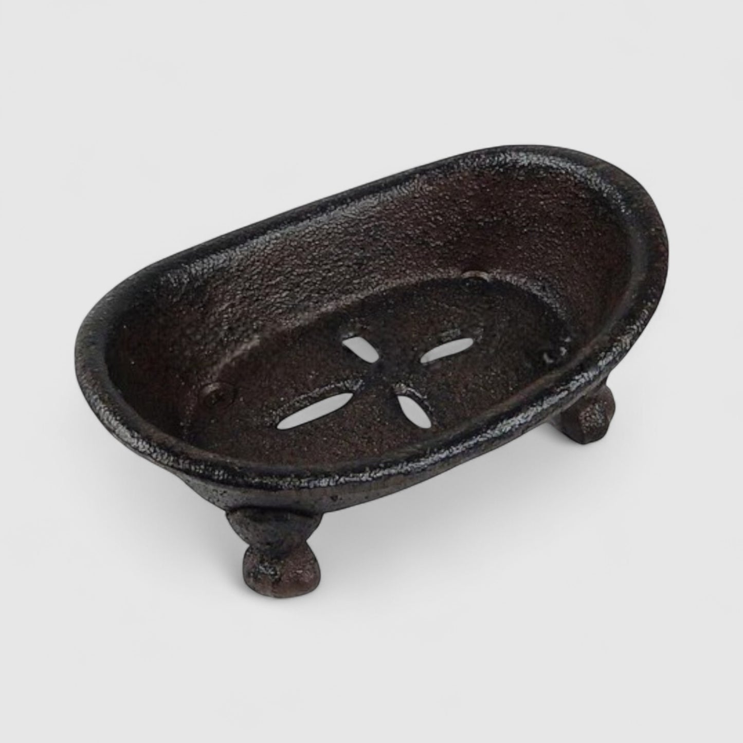Vintage Cast Iron Bathtub Soap Dish, Antique-Style Bathroom Accessory