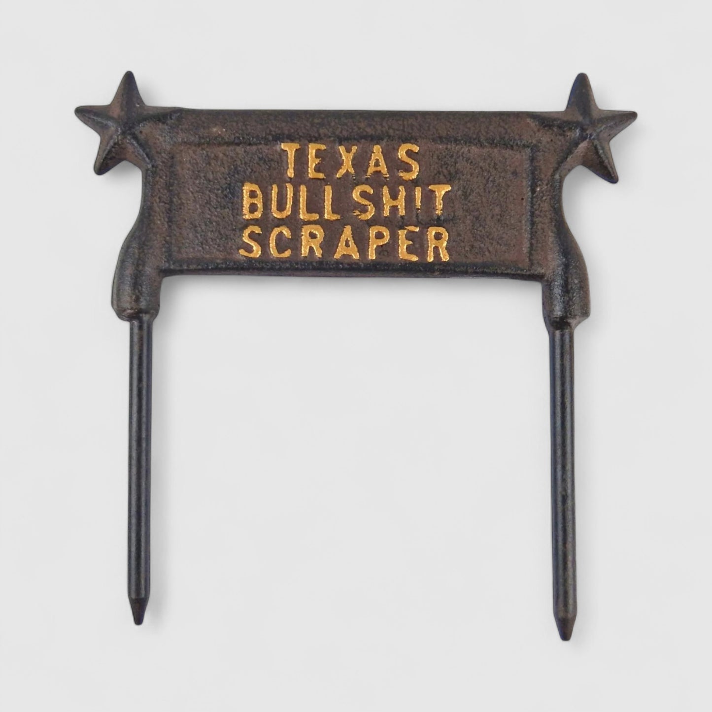 Heavy-Duty Cast Iron Boot Scraper - Rustic Farmhouse Entry Accessory