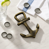 Anchor Bottle Opener, Bronze Cast Iron Nautical Kitchen Bar Tool, 4.2" GB58018 shot 1