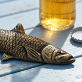 Fish Bottle Opener, Bronze Cast Iron Nautical Wall Mount Bar Tool, 6.9" GB58019 shot 3