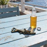 Fish Bottle Opener, Bronze Cast Iron Nautical Wall Mount Bar Tool, 6.9" GB58019 shot 5