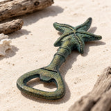 Starfish Bottle Opener, Green Bronze Cast Iron Coastal Bar Tool, 5.3" GB58021 shot 5