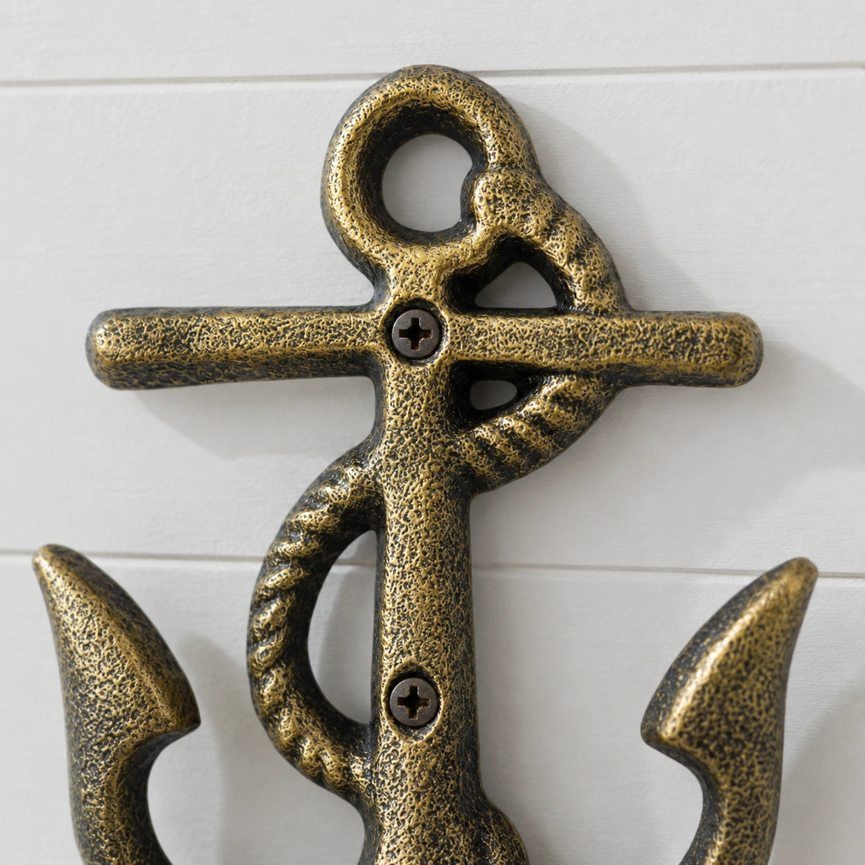 Anchor Wall Hook, Bronze Cast Iron Nautical for Coats, Keys or Towels, 5.4" GB58022 shot 3