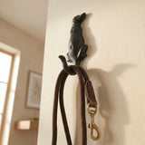 Dog Tail Wall Hook, Black Cast Iron for Leashes, Coats or Keys, 5.5" GB78008 shot 3