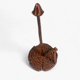 Mushroom Paper Towel Holder Rustic Cast Iron Kitchen Decor