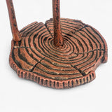 Mushroom Paper Towel Holder Rustic Cast Iron Kitchen Decor